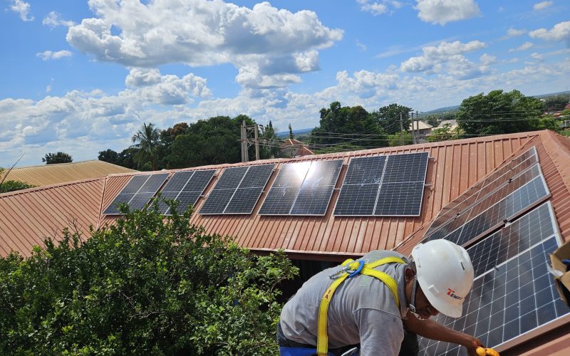Installation of panel 1