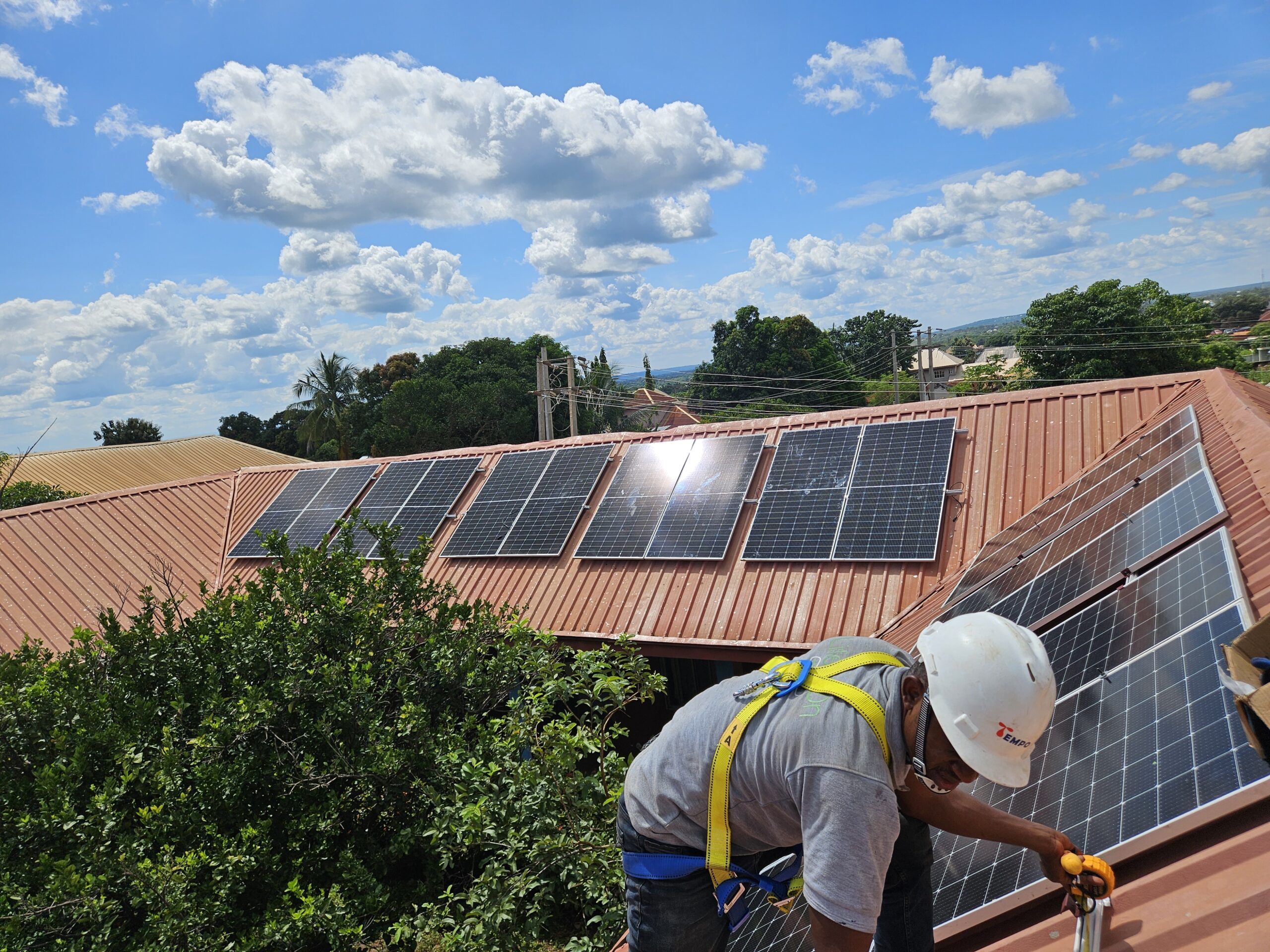 Installation of panel 1